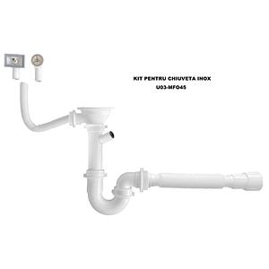 Kit scurgere chiuveta, U03 MFO45
