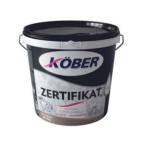 Vopsea superlavabila Kober Zertifikat, gri, 8.5 L, Interior