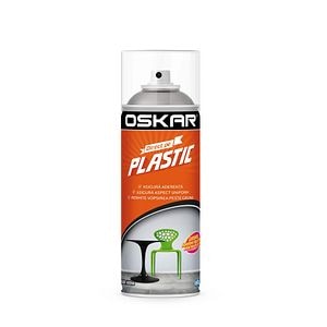 Vopsea spray, incolor, 400 ml, Oskar Direct pe plastic