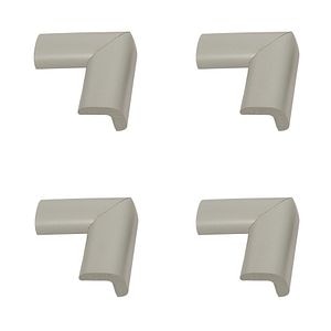 Set coltare protectoare cauciuc, 4 buc, subtire, gri Car-Boy Kidland