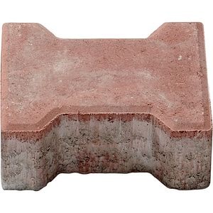 Pavaj dublu T SYMMETRICA, 20 x 16.5 x 6 cm, rosu