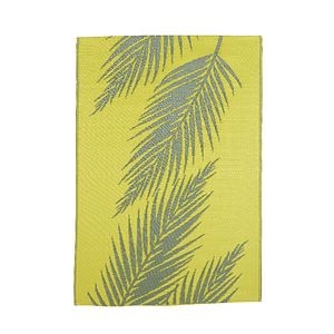 Covor exterior, verde/gri/galben, polipropilena, 170 x 120 cm • GoodHome Malaita
