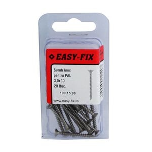 Suruburi PAL 3 x 30 pz1 inoxa2, 20 buc