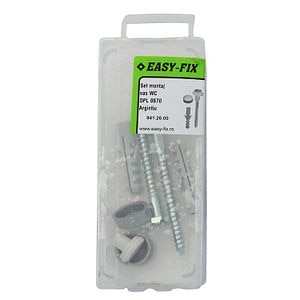 Be set vas wc dpl0670 argintiu