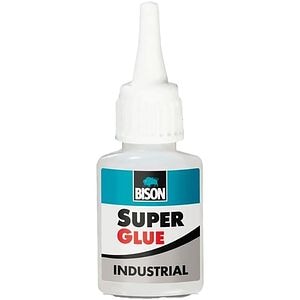 Super glue industrial BISON, transparent, 20g