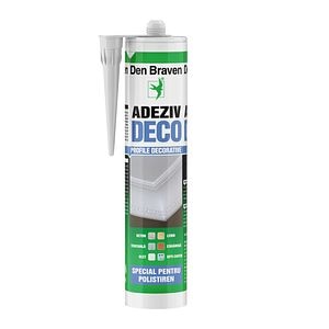 Adeziv pentru decoratiuni, alb, 280 ml • Den Braven