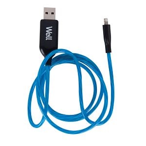 Well Cablu Lightning 1M Blue