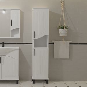 Coloana baie SANITOP Zelena, 35 x 30 x 170 cm, alb