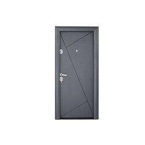 Usa de intrare pentru apartament, metalica, gri, dreapta, 201 x 88 cm • Arta Door Modern 373