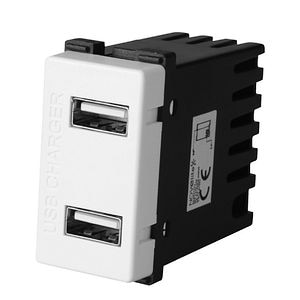 Priza 2xUSB 1 modul • Novelite Combo