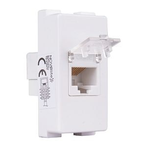 Priza UTP, cat 6e, 1 modul • Novelite Combo
