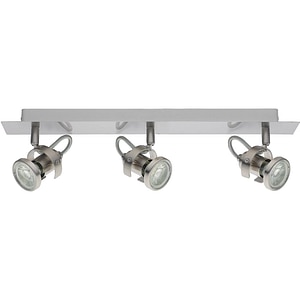 Spot LED Arachne GOODHOME, 3 becuri GU10, 5W, metal, crom