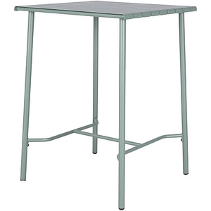 Masa terasa GOODHOME Lithari, otel, 100 x 76 x 106 cm, verde