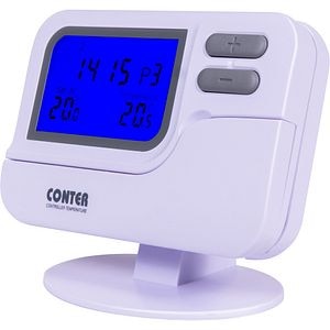 Termostat CONTER N4, mutizonal, alb