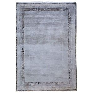 Covor living, gri, acril/bambus, 80 x 150 x 7 cm • Karacahan Cornelia 