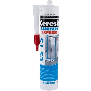 Silicon sanitar Ceresit CS15 Express, alb, 280 ml