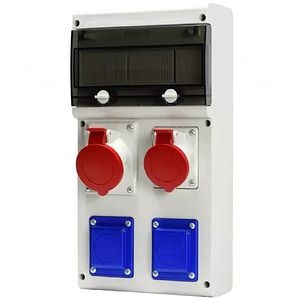 Tablou electric organizare santier, cablat, IP44, 1 x 32A, 1 x 16A, 2 x schuko 