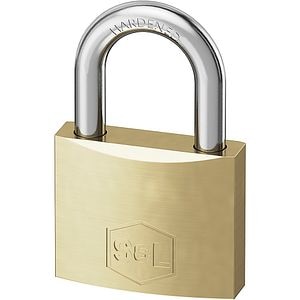 Lacate SMITH AND LOCKE, alama, 20mm, auriu, 2buc