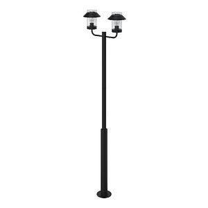Stalp Led Caprera 2 Capete E27 Ngr