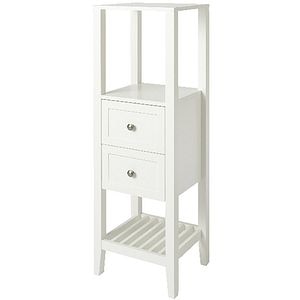 Dulap baie GOODHOME, 40.2 x 36 x 120 cm, alb