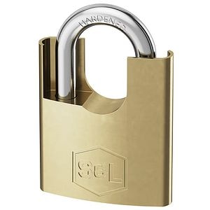 Lacat SMITH AND LOCKE, alama, 50mm, auriu