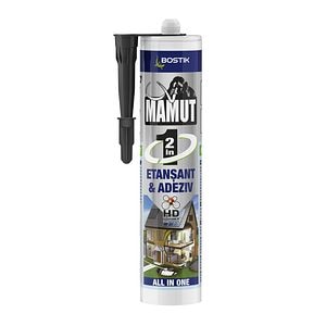 Etansant si Adeziv universal, negru, 290 ml • Den Braven Bostik Mamut