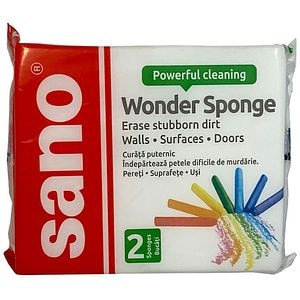 Burete universal SANO Wonder Sponge, 2 bucati