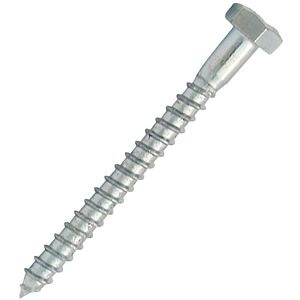 Surub beton, 8 x 80mm, otel, argintiu (vrac 50buc/Kg)