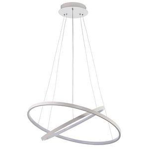 Lustra tip pendul, Alb, 36 W, 2 x Integrat • GoodHome Talberc
