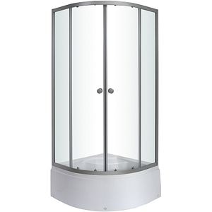 Cabina de dus semirotunda Arkell, 80 x 80 x 197 cm