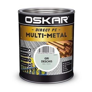 Email gri deschid, metal, 0.75 L  Oskar Multimetal
