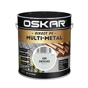 Email gri deschid, metal, 2.5 L  Oskar Multimetal