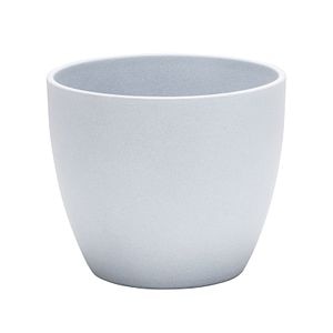 Ghiveci, rotund gri, 25 cm • Scheurich