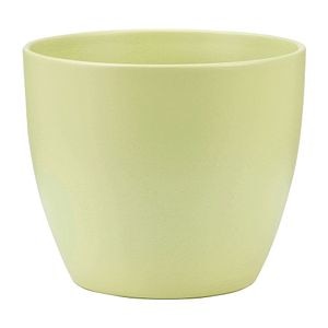 Ghiveci, rotund verde, 11 cm • Scheurich