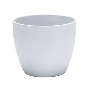 Ghiveci, rotund gri deschis, 16 cm • Scheurich