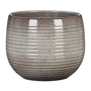 Ghiveci, rotund gri Wild Ice, 18 cm • Scheurich