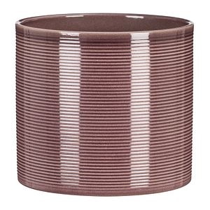 Ghiveci, rotund visiniu Aubergine, 12 cm • Scheurich