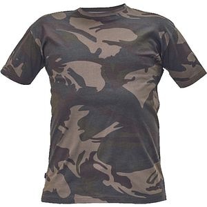 Tricou camuflaj, maro, 2XL  Crambe
