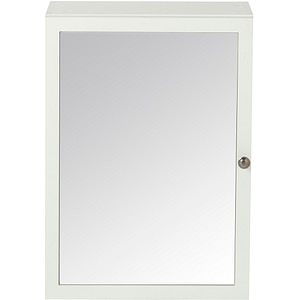 Dulap baie cu oglinda GOODHOME Perma, 50 x 15 x 70 cm, alb