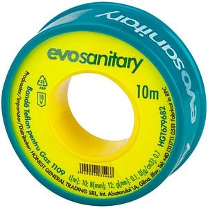 Banda teflon pentru gaz, 10 m x 12 mm
