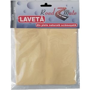 Laveta piele naturala ROADMATE, 48 x 33cm, galben