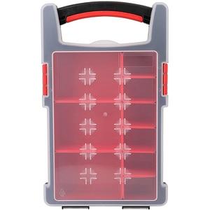 Organizator pentru unelte cu 9 compartimente PERFORMANCE POWER, 33 x 20 x 6 cm, polipropilena, negru/rosu