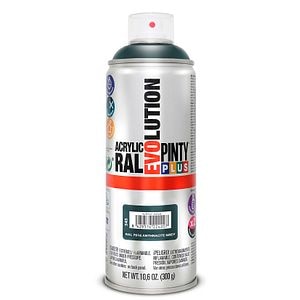 Vopsea spray acrilica, gri antracit RAL 7016, 400 ml • Pintyplus Evolution