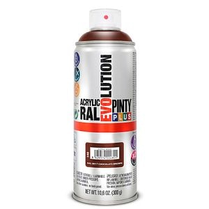 Vopsea spray acrilica, maro ciocolata RAL 8017, 400 ml • Pintyplus Evolution