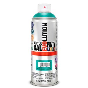 Spray vopsea acrilica PINTYPLUS Evolution, turcoaz menta, RAL 6033, 400 ml