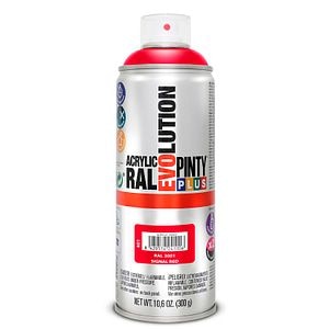Vopsea spray acrilica, rosu semnal RAL 3001, 400 ml • Pintyplus Evolution