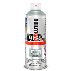 Vopsea spray acrilica, gri trafic RAL 7042, 400 ml  Pintyplus Evolution