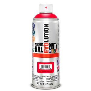 Vopsea spray acrilica, portocaliu purpuriu RAL 2002, 400 ml • Pintyplus Evolution