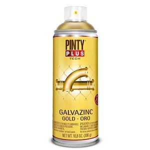 Vopsea spray galvanizare auriu, 400 ml • Pintyplus Tech