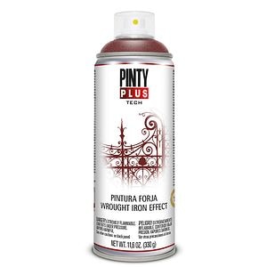 Vopsea spray fier forjat, rosu, 400 ml  Pintyplus Tech